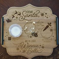 Santa Cookie Serving Tray