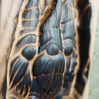 Carved Gnome Magnetic wall mount Bottle Opener | Weathered | Burned
