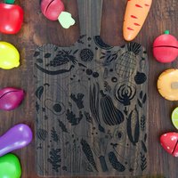 Veggie Engraved Cutting Board