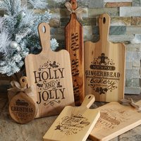 Holly & Jolly Cutting Board