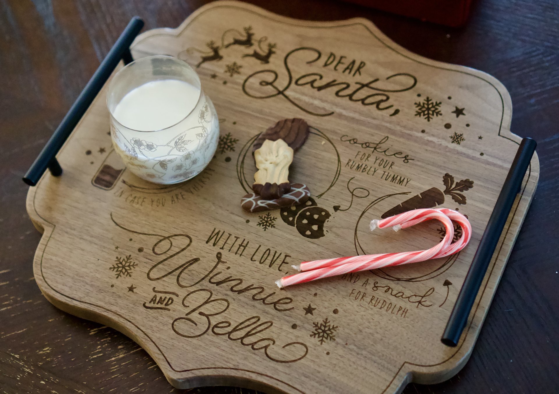 Santa Cookie Serving Tray
